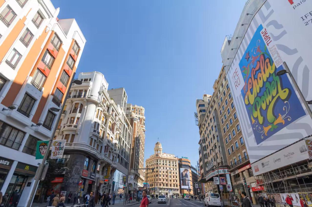 Central Gran Via Madrid Eksteriør bilde